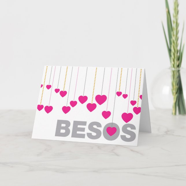 Besos tom julkort kort (Framsida)