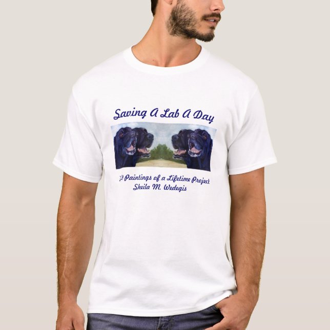 Besparing 2010 ett labb om dagen… tee shirt (Framsida)