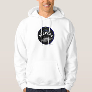 Besparing Marcos delfinvithoodien Sweatshirt Med Luva