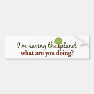 Besparing planet bildekal