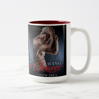 Besparinggravbokomslag drog by Sera - täcka Två-Tonad Mugg