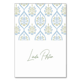 Bespoke Blue and Green Floral Wedding  Bordsnummer