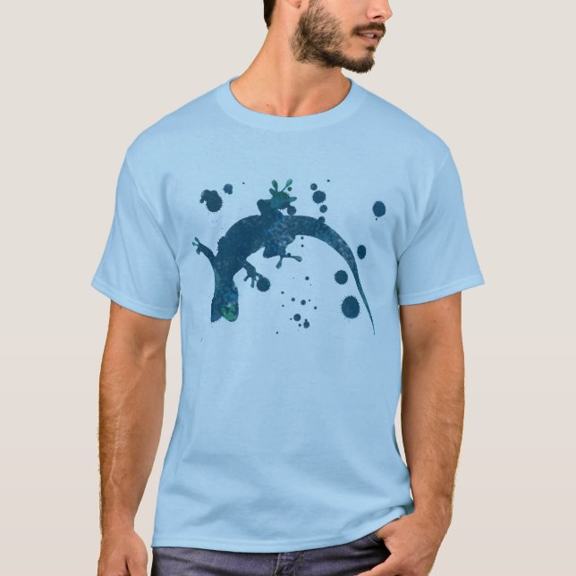 Besprutad Gecko T-shirt (Framsida)
