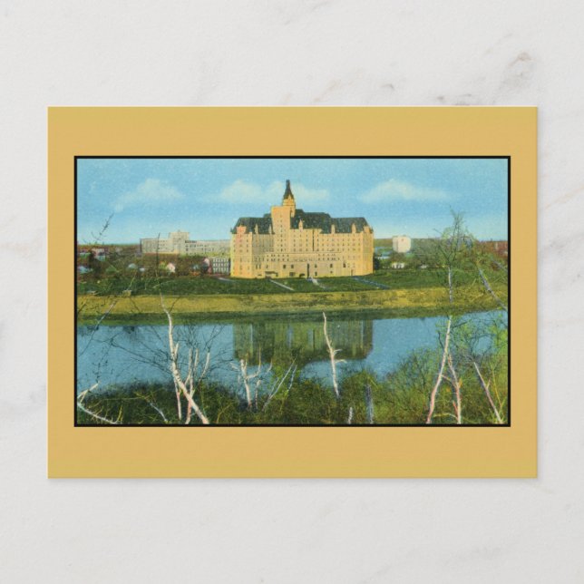 Bessborough Hotel, Saskatoon, Saskatchewan Vykort (Framsida)