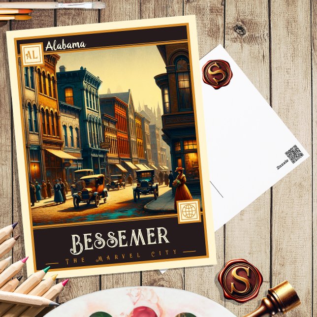 Bessemer, Alabama | Årgångs- Vykort (Skapare uppladdad)