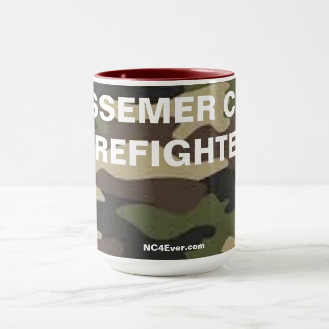 BESSEMER CITY FIREFIGHTER CAMO MUGG (Center)