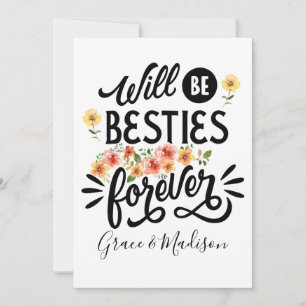 Besseringar för Life BFF Friends Forever Gift Julkort