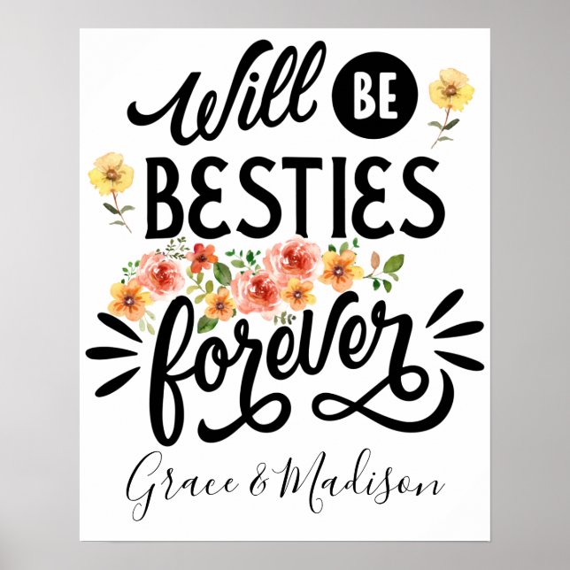 Besseringar för Life BFF Friends Forever Gift Poster (Framsidan)