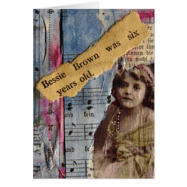 Bessie Brown Hälsningskort (Framsidan)