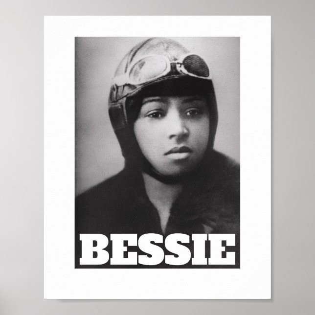 Bessie Coleman - Aviation Pioneer Poster (Framsidan)