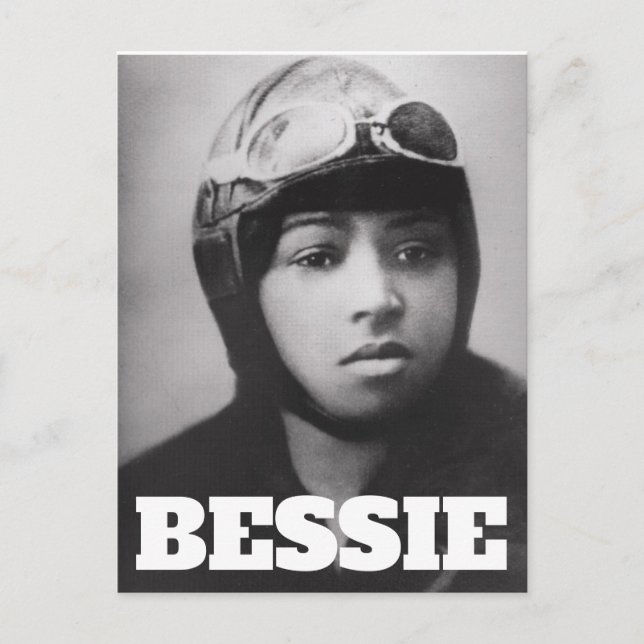Bessie Coleman - Aviation Pioneer Vykort (Framsida)