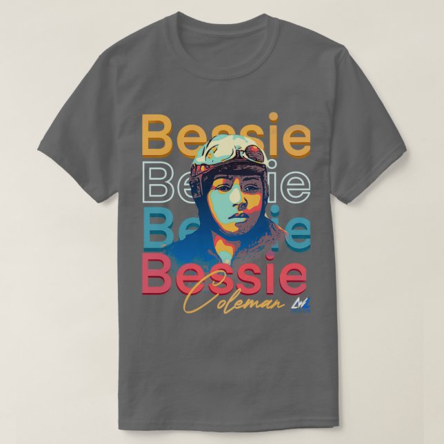 Bessie Coleman hyllning T Shirt (Design framsida)