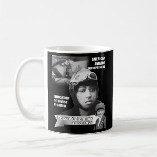 Bessie Coleman Mörk Kaffemugg
