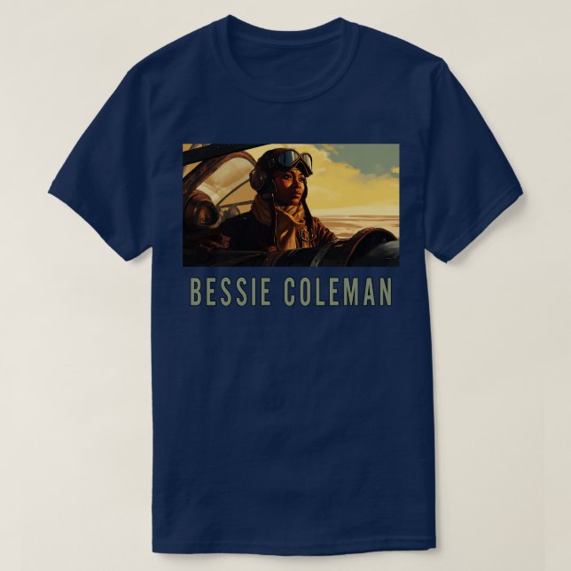 Bessie Coleman T Shirt (Design framsida)
