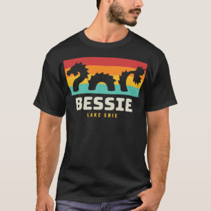 Bessie Sjö Erie Monster Ohio South Bay Bessie Lak T Shirt