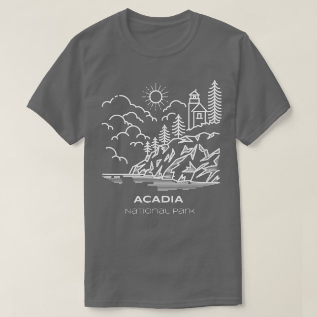 Best Acadia National Park Hike T Shirt (Design framsida)