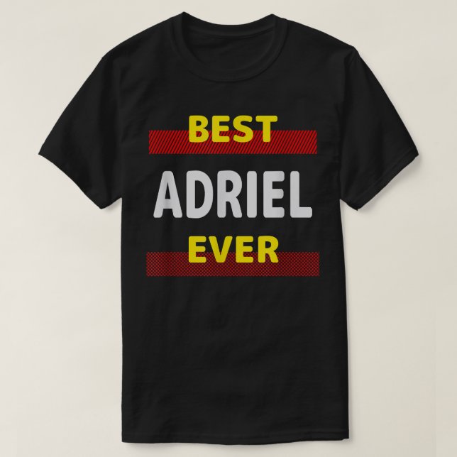Best Adriel AldriVänends Namn Buddy Nickname Perso T Shirt (Design framsida)