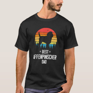 Best Affenpinscher Pappa för Hund T Shirt