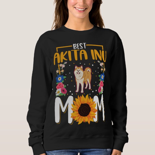 Best Akita Inu Mom Ever  1 T Shirt (Framsida)