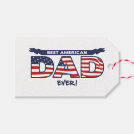 Best American Dad Ever Presentetikett