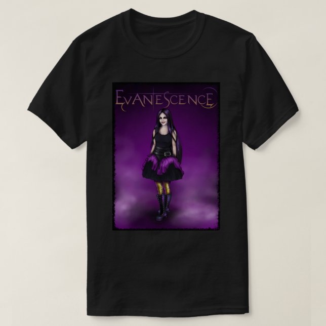 Best Amy Quote Immortal Music Band Gothic Sten T Shirt (Design framsida)