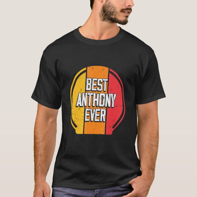 Best Anthony Aldriny Anthony Namn T Shirt (Framsida)