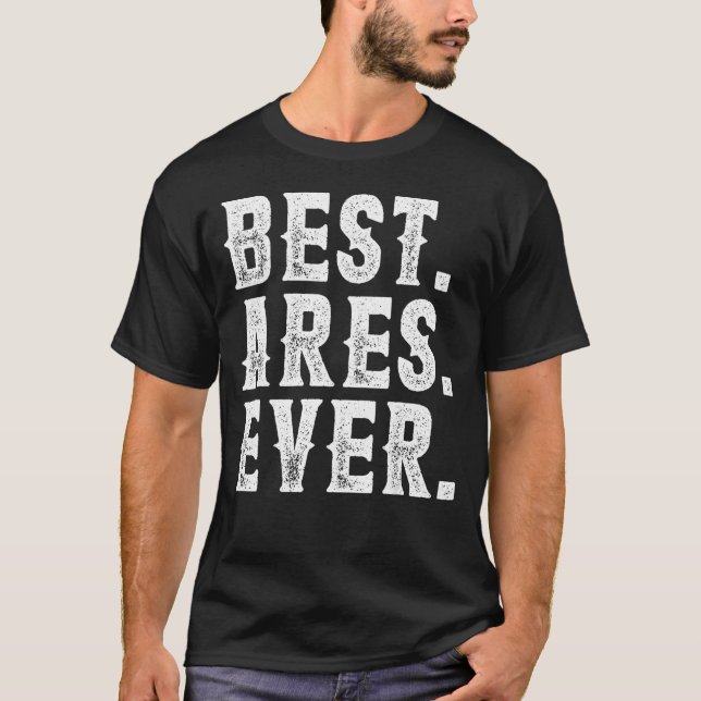 Best Ares All Pappa Fars dag Manar Make Vinta T Shirt (Framsida)