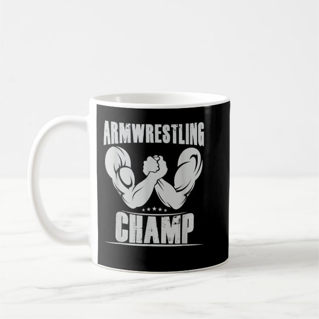 Best Arm Wrestling Champ Kaffemugg (Vänster)