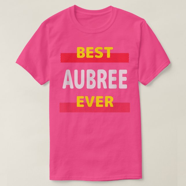 Best Aubree nånsin Vänends Namn Buddy Nickname Per T Shirt (Design framsida)