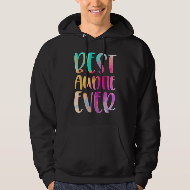 Best Auntie Ever Mother s Day Hoodie (Framsida)