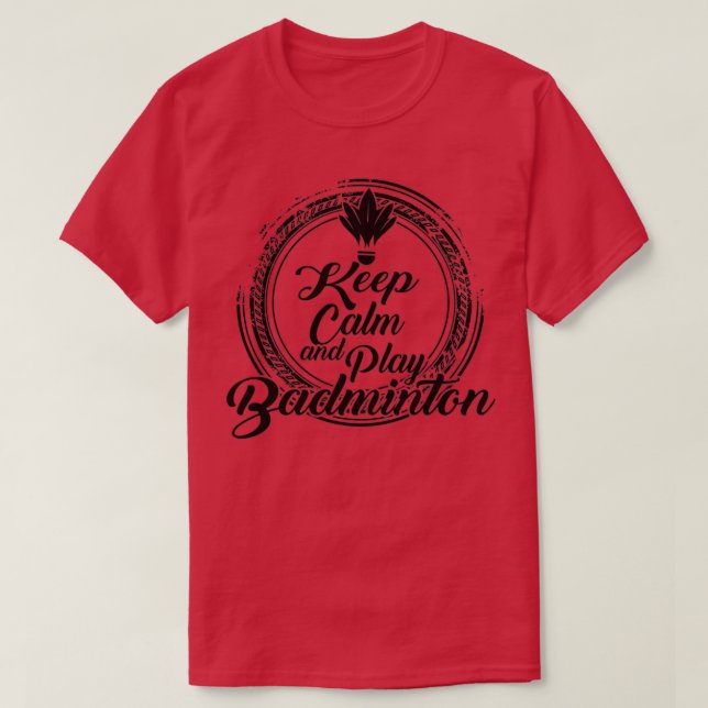 Best Badminton Player Baseball Sleeve T T Shirt (Design framsida)
