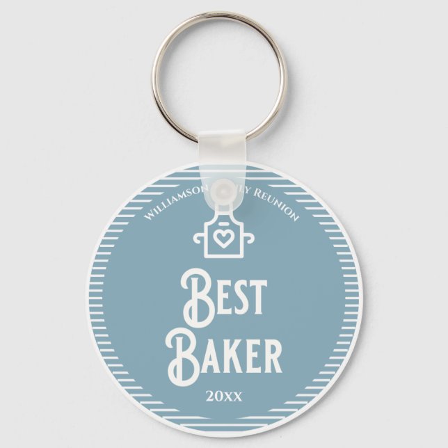 Best Baker Family Reunion Award Nyckelring (Framsida)
