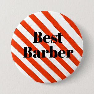 Best Barber Button - Pole Rand Knapp