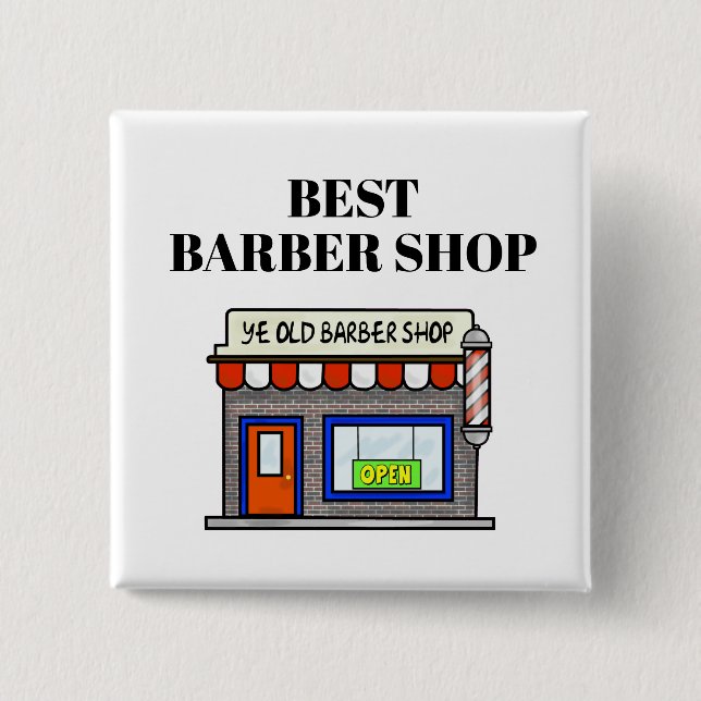 Best Barber Shop-knapp Knapp (Framsida)