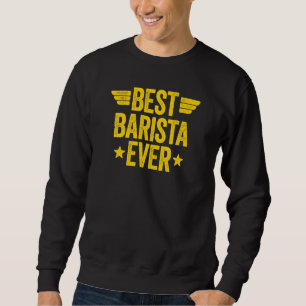 Best Barista Now 5 Lång Ärmad Tröja
