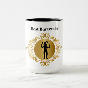 Best Bartender Mugg för Female Bartender