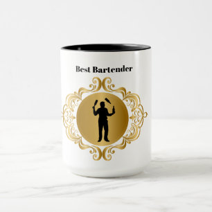 Best Bartender Mugg för Male Bartender