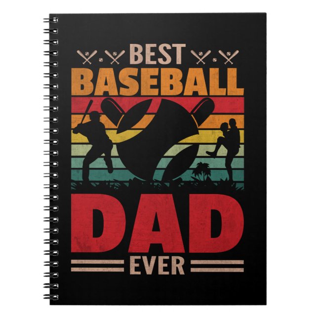 Best Baseball Pappa någonsin Anteckningsbok (Framsidan)