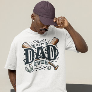 Best Baseball Pappa någonsin T Shirt