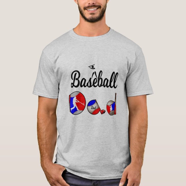 Best Baseball Pappa T Shirt (Framsida)