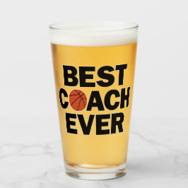 Best Basketball Coach någonsin sportskytteglas Glaskopp