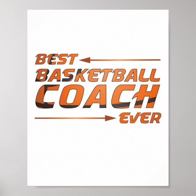 Best Basketball Coach nånsin Poster (Framsidan)