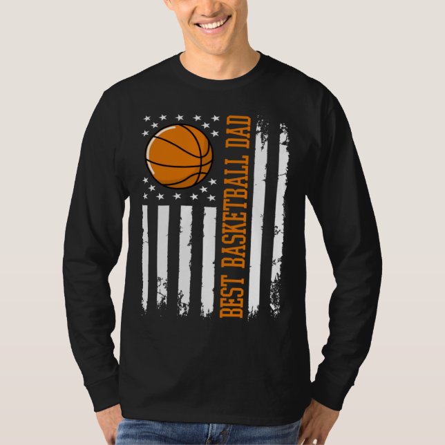 Best Basketball Dad Basketball Daddy T Shirt (Framsida)