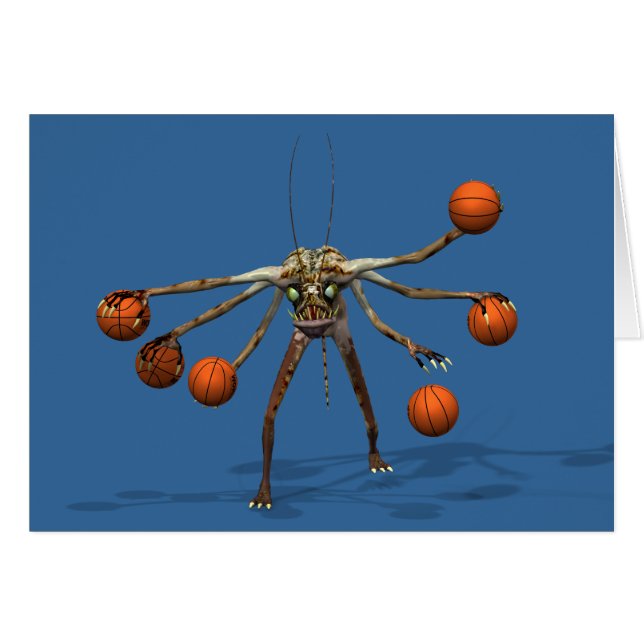 Best Basketball Dribbler Hälsningskort (Framsidan Horizontal)