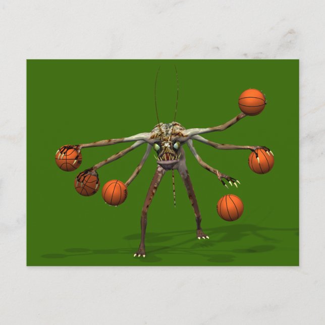 Best Basketball Dribbler Vykort (Framsida)