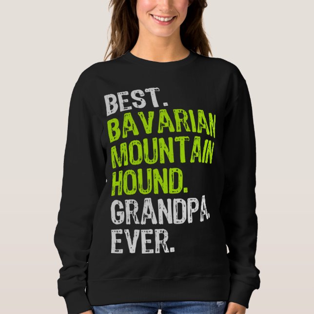 Best Bavarian Mountain Hound Grandpa Ever Dog T Shirt (Framsida)