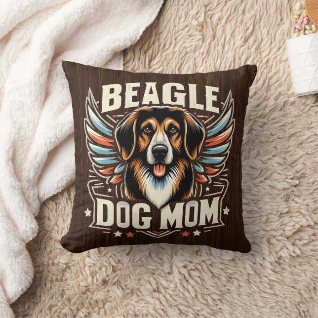Best Beagle Hund Mamma någonsin - Beagle Hund älsk Kudde (Filt)