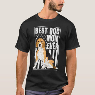 Best Beagle Hund Mamma någonsin T Shirt