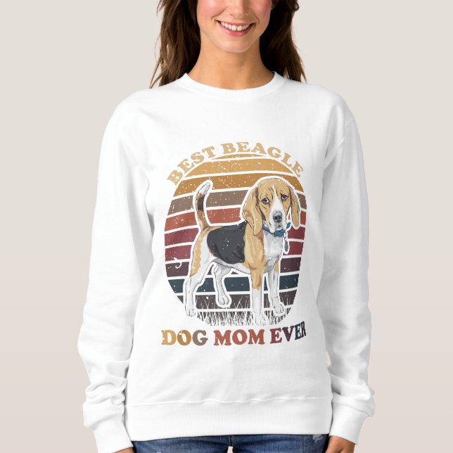 Best Beagle Hund Mamma någonsin T Shirt (Framsida)