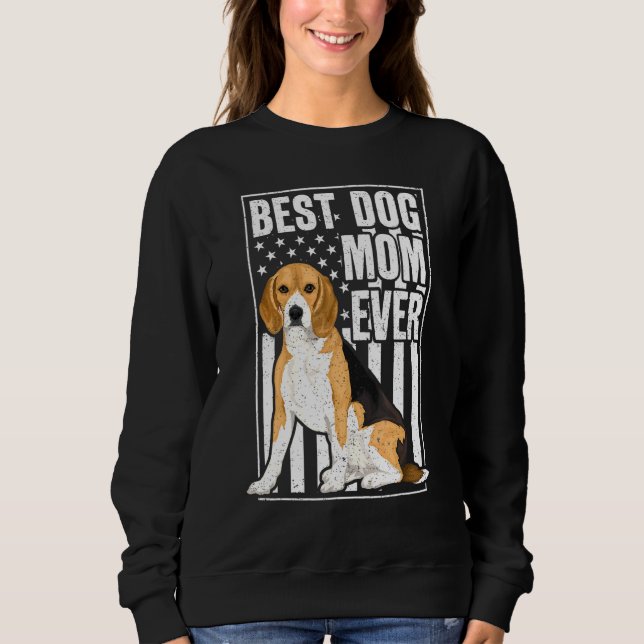 Best Beagle Hund Mamma någonsin T Shirt (Framsida)